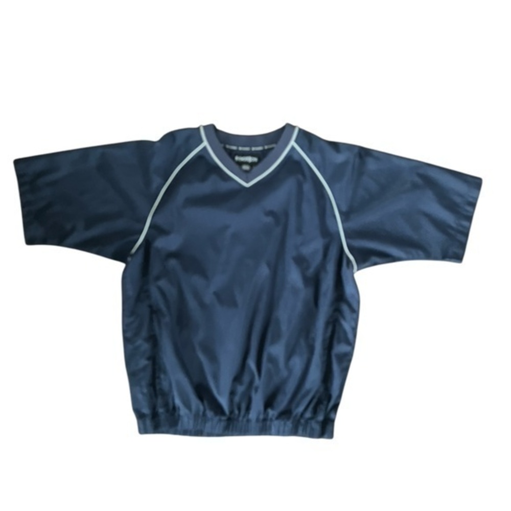 FOOTJOY Pullover Windbreaker Short Sleeve Rain Shirt Navy‎ Blue Size LARGE